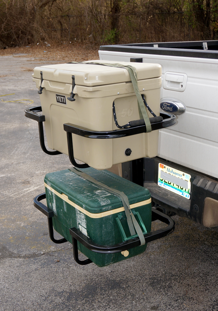 Cooler hitch rack deals