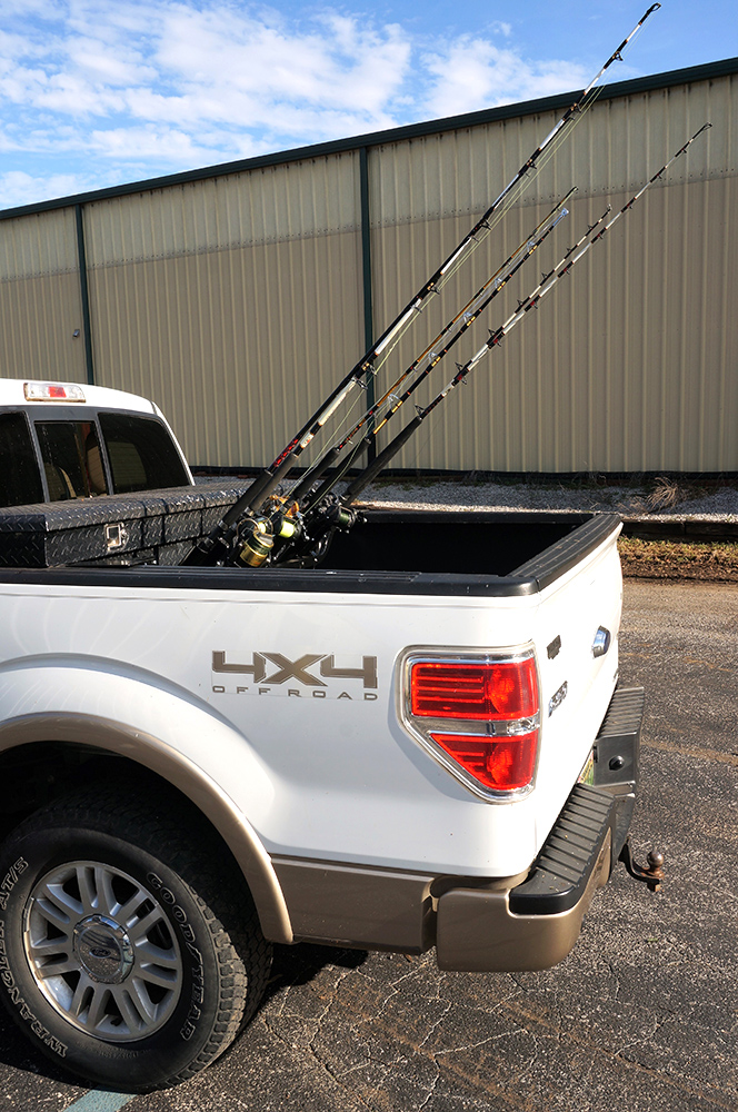 DIY Fishing Rod Holder for Truck Bed